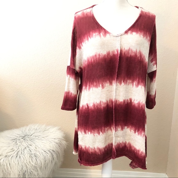 UMGEE oversized tie dye knit tunic top medium - Picture 5 of 9